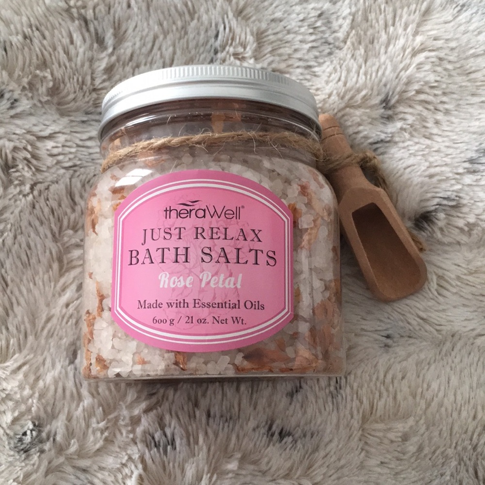 Bath salts rose petal